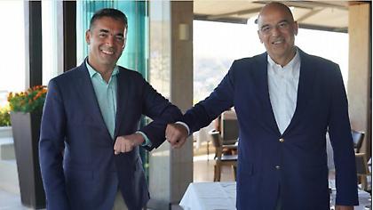 Συνάντηση Δένδια-Ντιμιτρόφ για τις διμερείς σχέσεις Ελλάδας-Βόρειας Μακεδονίας