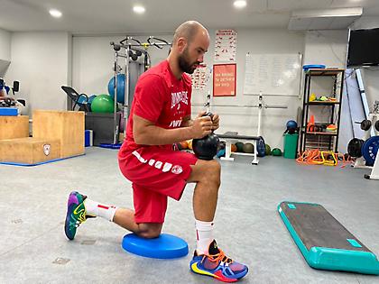 Πρόωρη προετοιμασία Σπανούλη στο ΣΕΦ (pic)