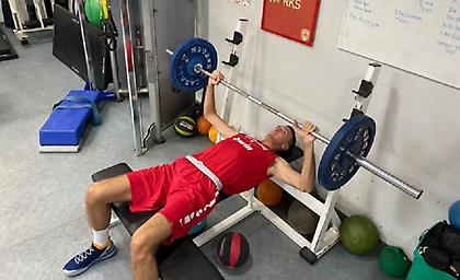 Προπονείται στο ΣΕΦ ο Ποκουσέφσκι (pic)