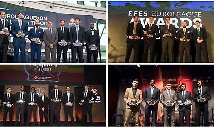 Ευρωλίγκα: Οι Καλύτερες Πεντάδες της σύγχρονης ιστορίας μέσα από φωτογραφίες