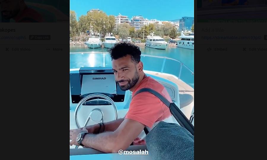 Στην Ελλάδα παρέα με τον Χασάν ο Σάλαχ (video)