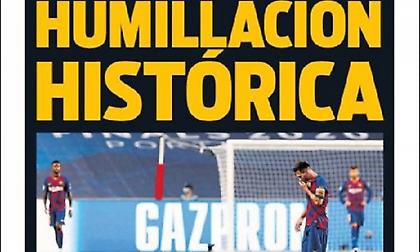 «Θρήνος» στα ισπανικά πρωτοσέλιδα: «Ιστορική ξεφτίλα»