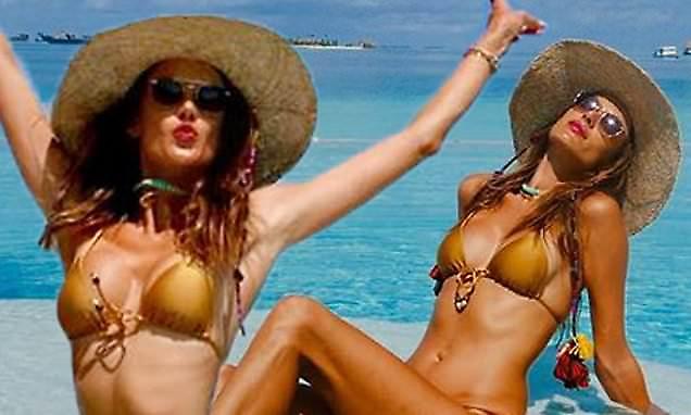 «Ζαλίζει» το χρυσό μπικίνι της Αμπρόζιο (pic)