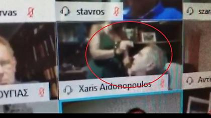 Το Live... ξεμάτιασμα του αντιδημάρχου Θεσσαλονίκης στην τηλεδιάσκεψη του δημοτικού συμβουλίου!