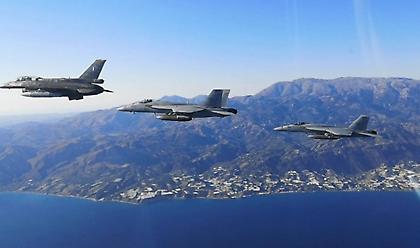 Μήνυμα προς Τουρκία: Κοινή αεροναυτική άσκηση Ελλάδας – Kύπρου - Γαλλίας
