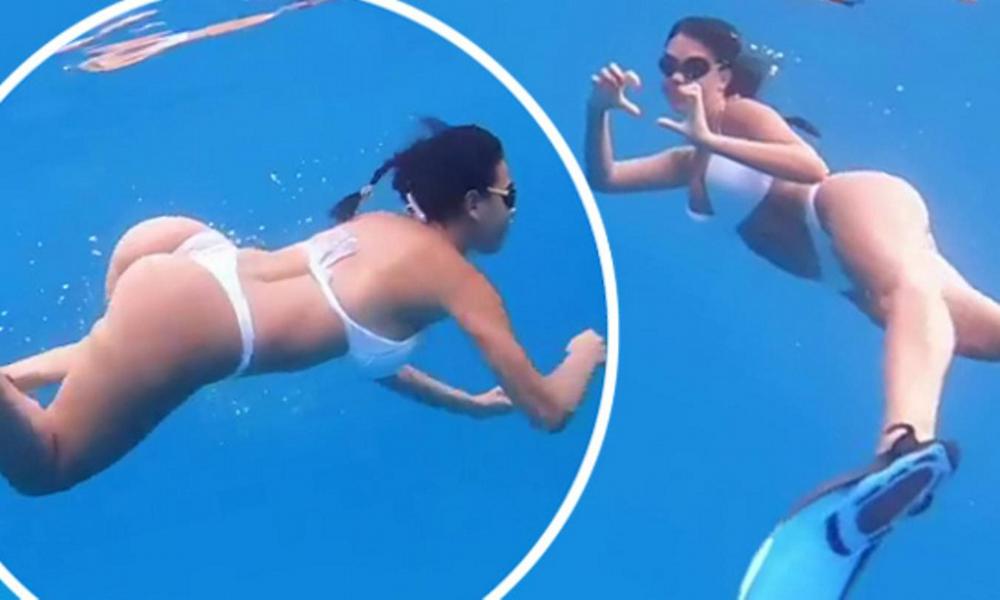 Οι αποκαλυπτικές υποβρύχιες λήψεις της Τζορτζίνα Ροντρίγκες (video)