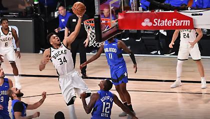 Οι καλύτερες στιγμές του Γιάννη στη νίκη των Μπακς (video)