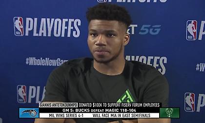 Γιάννης: «Είναι μεγαλύτερο από το μπάσκετ όλο αυτό-Ξέρω πως με στηρίζουν στην Ελλάδα»