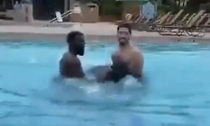 ΕΠΟΣ: Καντέρ και Μπράουν μαθαίνουν κολύμπι στον Τάκο Φολ! (video)