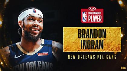 Πιο βελτιωμένος παίκτης στο ΝΒΑ ο Ίνγκραμ