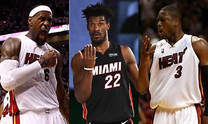 Ο Τζίμι Μπάτλερ «έπιασε» ΛεΜπρόν και Ουέιντ