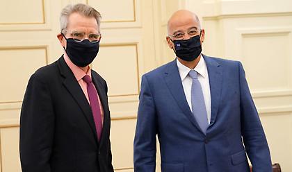 Η παραβατικότητα της Τουρκίας στο επίκεντρο της συνάντησης Δένδια - Πάιατ