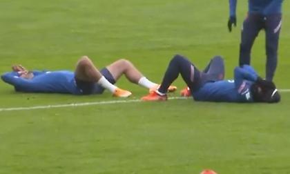 Τράκαραν μεταξύ τους στην προπόνηση Τρίπιερ και Ινγκς (video)