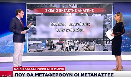 Ολική καταστροφή στη Μόρια: Πού θα μεταφερθούν οι μετανάστες – Σχέδιο έκτακτης ανάγκης