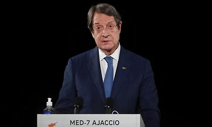 Αναστασιάδης- ΜED7: Θα αξιοποιήσουμε όλα τα μέσα για να αντιμετωπίσουμε την τουρκική προκλητικότητα