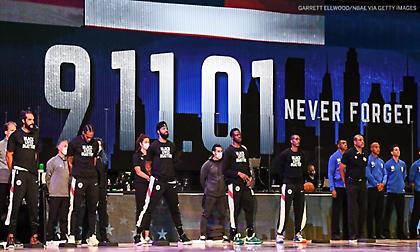 Τίμησαν την 11η Σεπτεμβρίου οι παίκτες του NBA