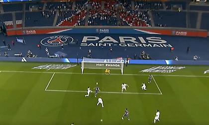 Η απίθανη απόκρουση του Μανταντά στο ντέρμπι της Γαλλίας (video)