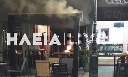 Στις φλόγες γνωστό ψητοπωλείο στην Αμαλιάδα
