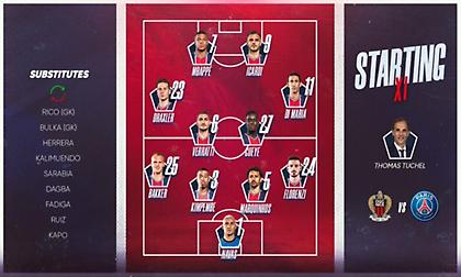 Επέστρεψε στην βασική εντεκάδα της Παρί ο Εμπαπέ