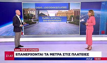 Το σχέδιο της ΕΛ.ΑΣ. για «lockdown» σε πλατείες
