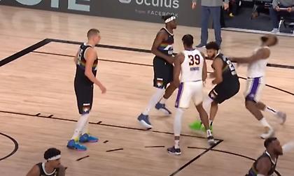 Η αγκωνιά του Μάρεϊ στο σαγόνι του Λεμπρόν! (video)