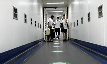 Η πτήση της ΑΕΚ για Ελβετία (video)