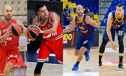 Ολυμπιακός & Μπαρτσελόνα: «Δίδυμα» στα γκαρντ με πολλά κιλά… ασίστ!