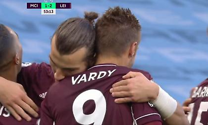 Καταπληκτικό γκολ του Βάρντι κόντρα στη Σίτι με τακουνάκι (video)