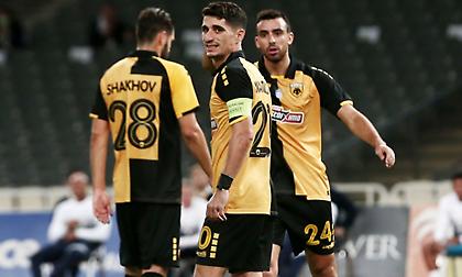 Δέχθηκε γκολ στην τελευταία φάση του ημιχρόνου η ΑΕΚ (video)