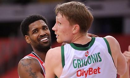 Μάριους Γκριγκόνις: Πρώτος σκόρερ και κορυφαίος της Ζαλγκίρις στο ΣΕΦ