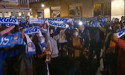 Πανηγυρισμοί στο Μπούργος για την κατάκτηση του BCL (video)