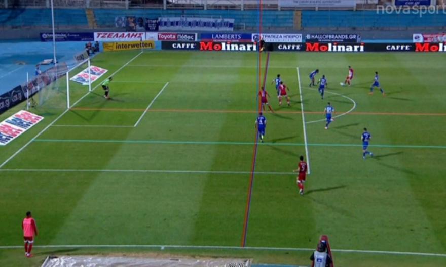 ΠΑΣ-Ολυμπιακός: Το (παρ’ ολίγον νικητήριο) γκολ που ακυρώθηκε στους «ερυθρόλευκους» στο 91’! (video)