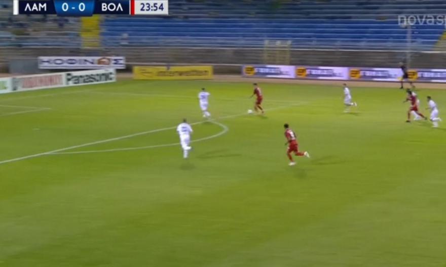 Λαμία-Βόλος: Ο Δουβίκας το 0-1! (video)