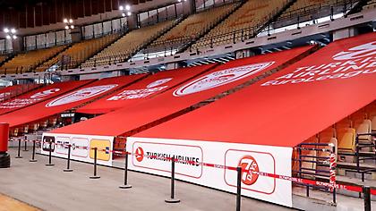 Τα μέτρα που πήρε η ΚΑΕ Ολυμπιακός στο ΣΕΦ λόγω Covid-19 (pics)