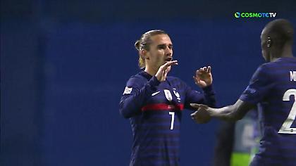 Προβάδισμα με «τούβλο» Γκριεζμάν για Γαλλία (video)