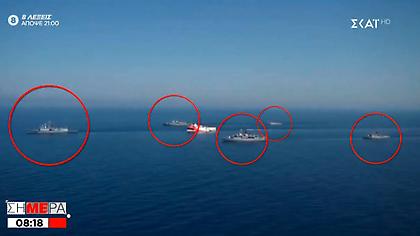 Η σύνθεση των πλοίων συνοδείας του Ορούτς Ρέις - Το... πάθημα των Τούρκων