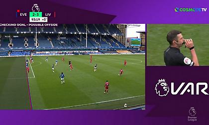 Το γκολ της Λίβερπουλ που ακυρώθηκε στο 92’ μέσω VAR (video)