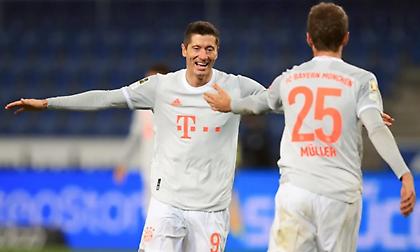 Τεσσάρα η Μπάγερν με… αφιονισμένους Μίλερ-Λεβαντόβσκι!