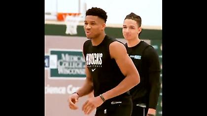 Γιάννης Αντετοκούνμπο: «Η προπόνηση ποτέ δεν είναι βαρετή»