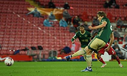 Με πέναλτι προηγήθηκε στο «Άνφιλντ» η Σέφιλντ Γιουνάιτεντ! (video)