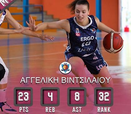 A1 Γυναικών: ΜVP της πρεμιέρας η Βιντσιλαίου