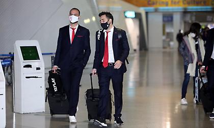 Έφτασε Πορτογαλία ο Ολυμπιακός (video)