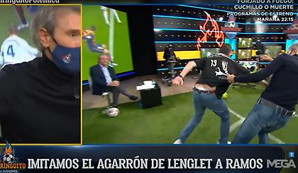 Αναπαράσταση του πέναλτι στο clasico στην ισπανική TV (video)