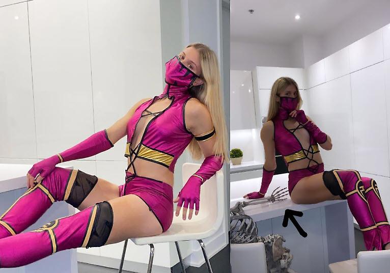 Η Τζίνι Μπουσάρ σε αποκαλυπτική μεταμφίεση για το Halloween