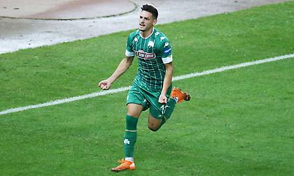 Το 1-0 του Παναθηναϊκού με το πέναλτι του Χατζηγιοβάνη (video)