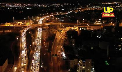 Πριν το Lockdown: Η ιστορική κίνηση στους δρόμους της Αττικής από ψηλά (video)