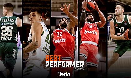 «Best Performer in Greece by bwin»: Αυτοί ξεχώρισαν στην EuroLeague!