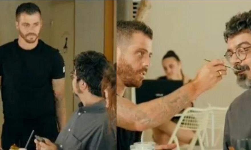 Ο Βιεϊρίνια σερβίρει και… ταΐζει οπαδό του ΠΑΟΚ! (video)