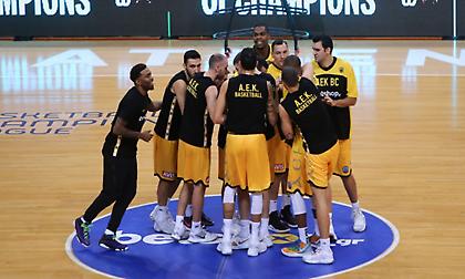 Χωρίς απρόοπτα ολοκληρώθηκε η προετοιμασία της ΑΕΚ για Τσμόκι Μινσκ