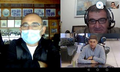 Τηλεδιάσκεψη της ομάδας άρσης βαρών με τον Λευτέρη Αυγενάκη